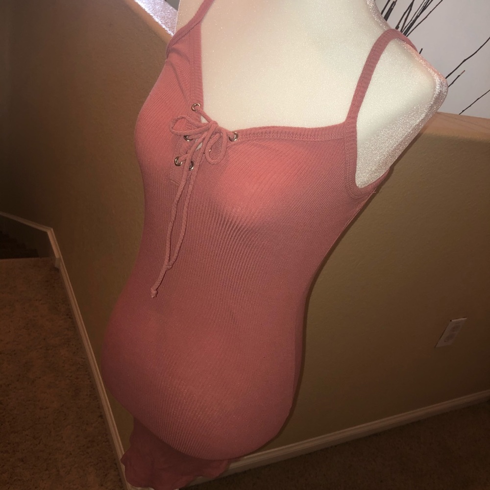 Ribbed mini dress